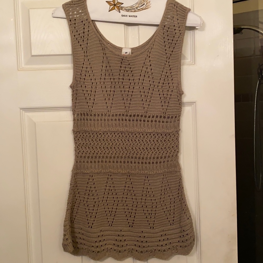 Knits Landing small brown vest